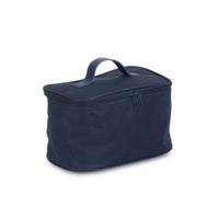 Small Navy Blue Insulated Cooler Bag-0